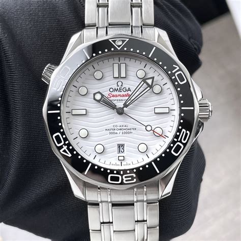 omega seamaster 300 white dial|omega seamaster diver 300m occasion.